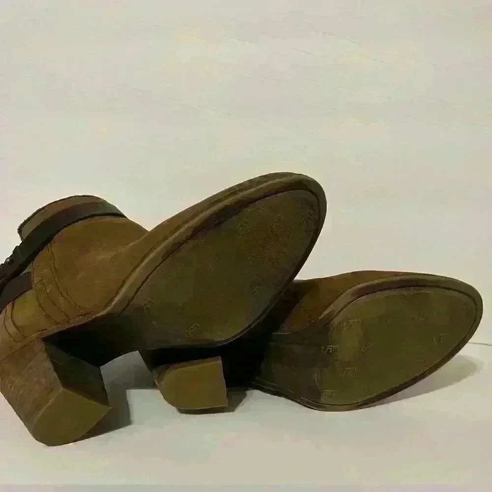 Franco Sarto Suede Booties Size 6.5 - Picture 8 of 8
